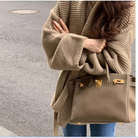 Women's Fashion Elegant Tied Sweater Coat