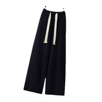 Women's Casual Knitted Wide-leg Pants