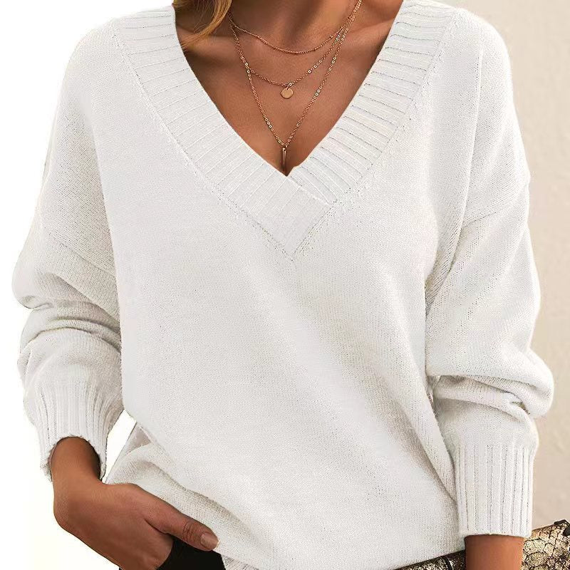 Women's Fashion Casual Versatile Knit Shirt