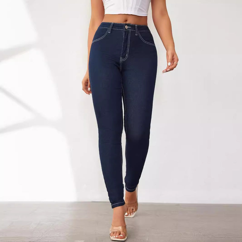 Women's Jeans High Waist Slimming And Tight