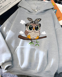 Fashion Women Cute Cartoon Hooded Sweatshirt