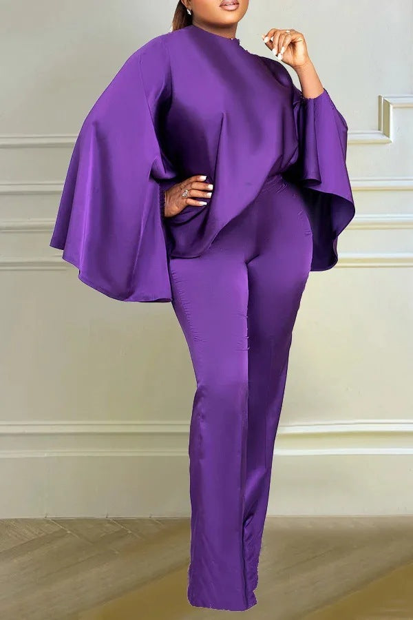 Women's Fashion Personality Cape Suit