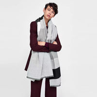 Women's Dual-use Thick Warm Cashmere Scarf