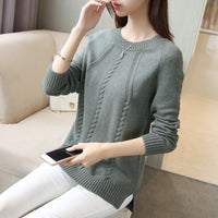 Raglan Sleeve Twist Pullover Knit Women's