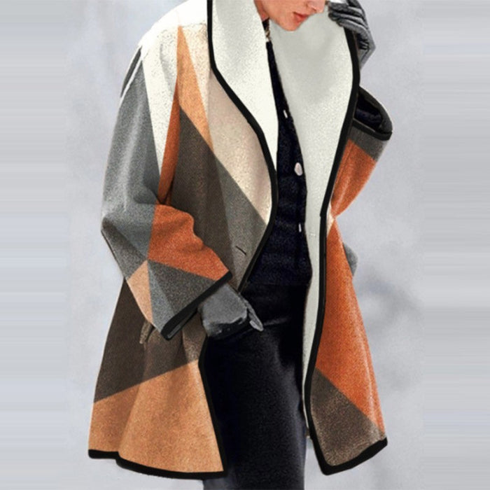 New Women's Medium Long Slim Coat