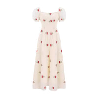 Summer Seaside Vacation French Dress Women