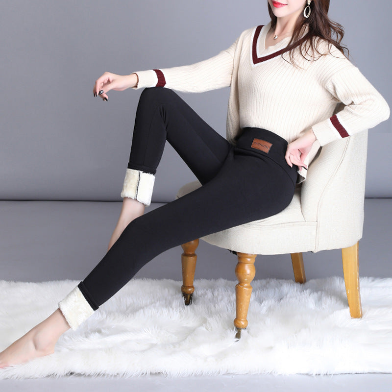 Lamb cashmere trousers