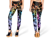 Digital Printed Slim-Fit Leggings