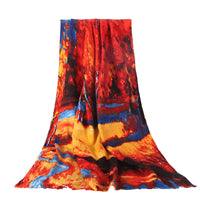 Ancient literature and art national style scarf