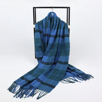 15-color Checkered Towel Imitation Cashmere Wool Blanket For Women