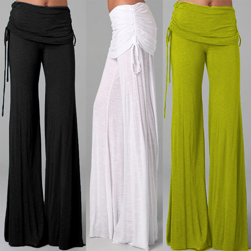 Fashion wide-leg pants ebay new dance trousers wish hot flared pants