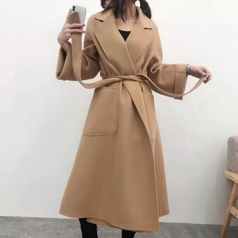 Double-faced Cashmere Coat Women's Blazer Jacket