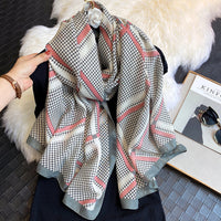 Women's Winter Korean Style All Match Rhombus Scarf