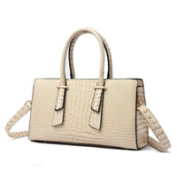 Women's Fashion Retro Crocodile Pattern All-match Shoulder Messenger Bag