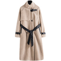 One Piece Cotton Coat Mid-length Lamb Wool