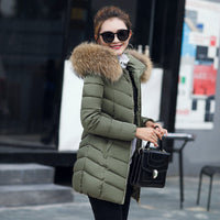 Winter jacket women fashion slim long cotton-padded Hooded jacket parka female wadded jacket outerwear winter coat women