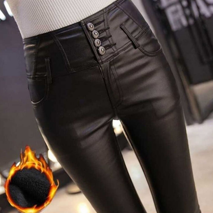 Thin And Large Pencil Pants For Outer Wear