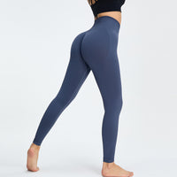 High Waisted And Hip Lifting Fitness Pants For Women With High Elasticity