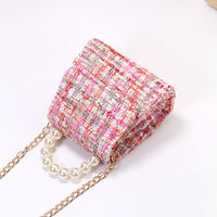 Autumn And Winter New Ladies Pearl Portable Messenger Bag