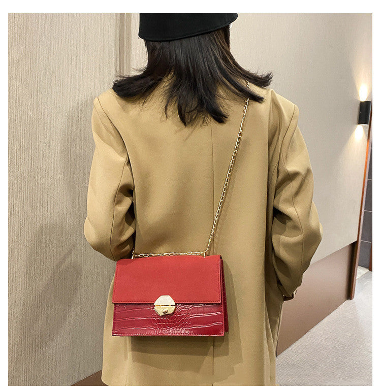 Fashion All-Match Ins Net Red Chain Western Style One-Shoulder Messenger Bag