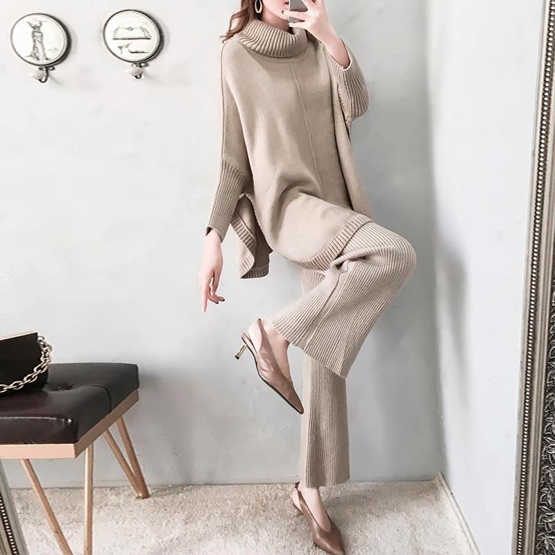 Loose Knitted Suit Women Foreign Style New