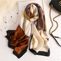 Classic Chiffon Small Long Western Fashion Mother Scarf