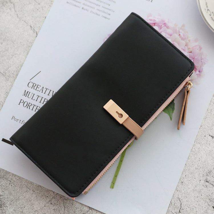 Simple, Versatile, Practical Wallet, Fashionable Personality, Small Fresh And Pure Color, Ladies Clutch