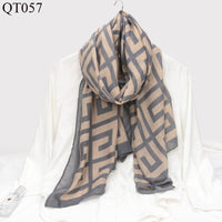 New Korean Style Cotton And Linen Scarf Women Fashion Trend Plaid Scarf Shawl Dual-Use