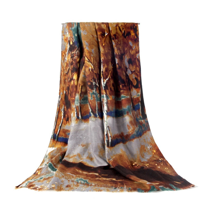 Ancient literature and art national style scarf