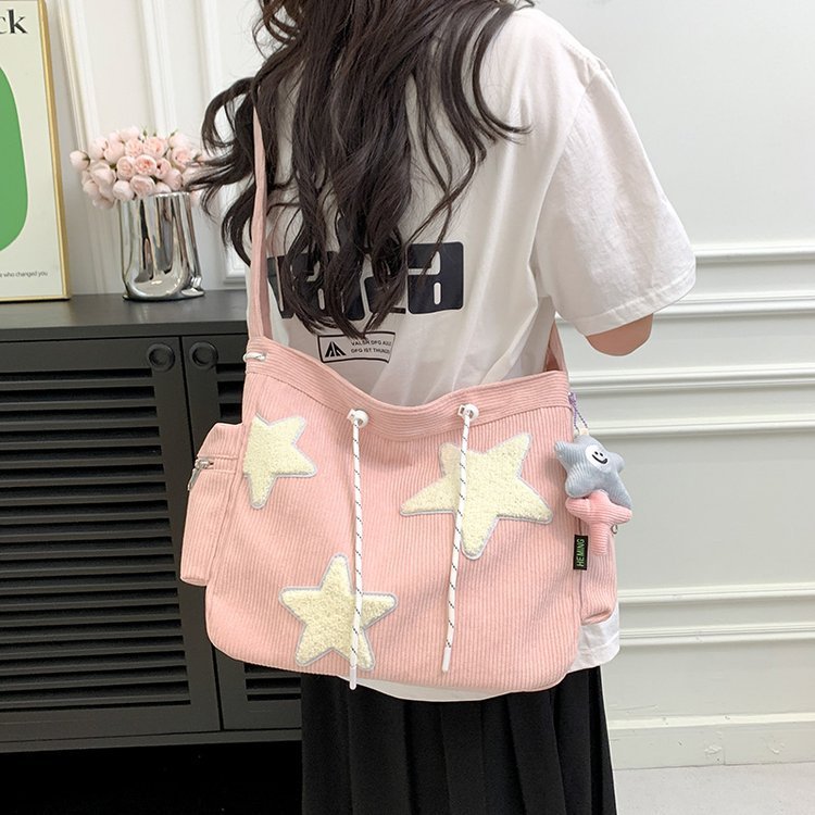 Cute Wild Casual Five-pointed Star Crossbody Bag