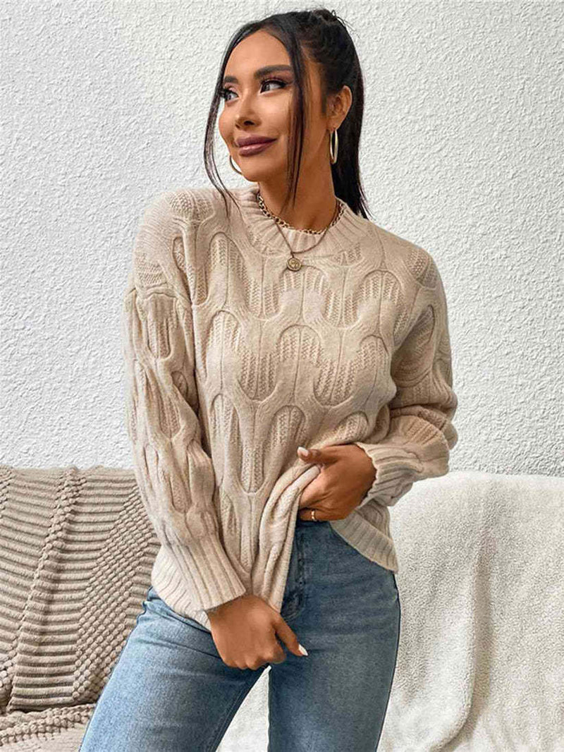 Women's Crew Neck Pullover Sweater