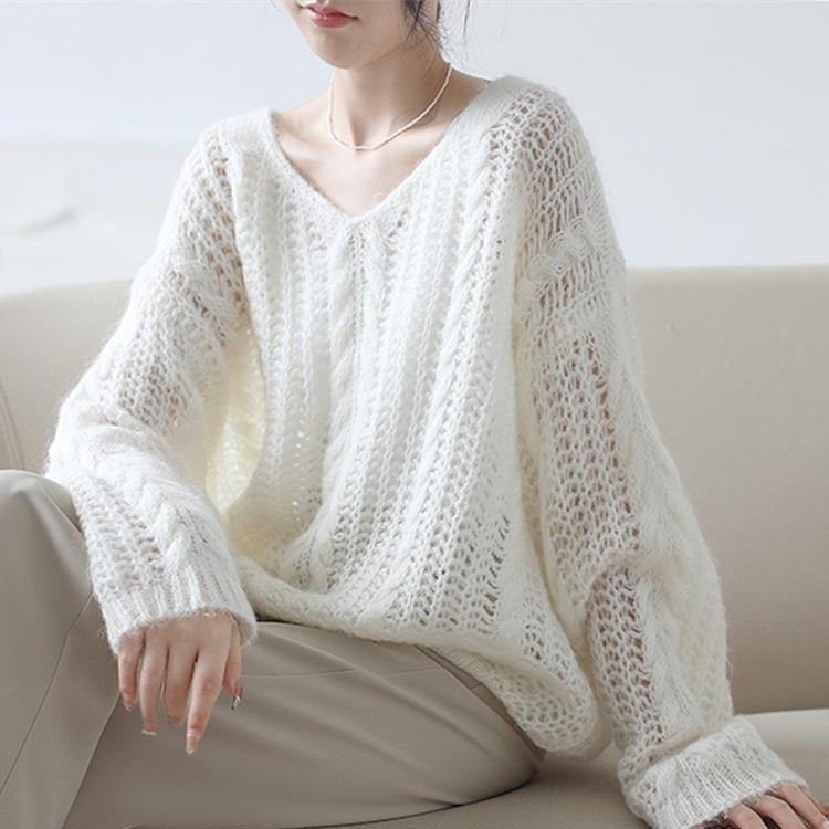 French Lazy Style Soft Glutinous Sweater Women's Sweater