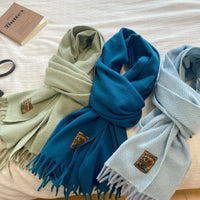 Women's Winter Cashmere-like Versatile Student Couple Warm Scarf Men's Shawl