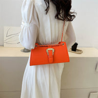 Women's Fashion Simple Chain Fashion Bag Shoulder Bag Casual Trend Crossbody Small Square Bag