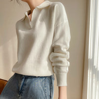 Knitted Leisure Gentle Soft Glutinous Sweater