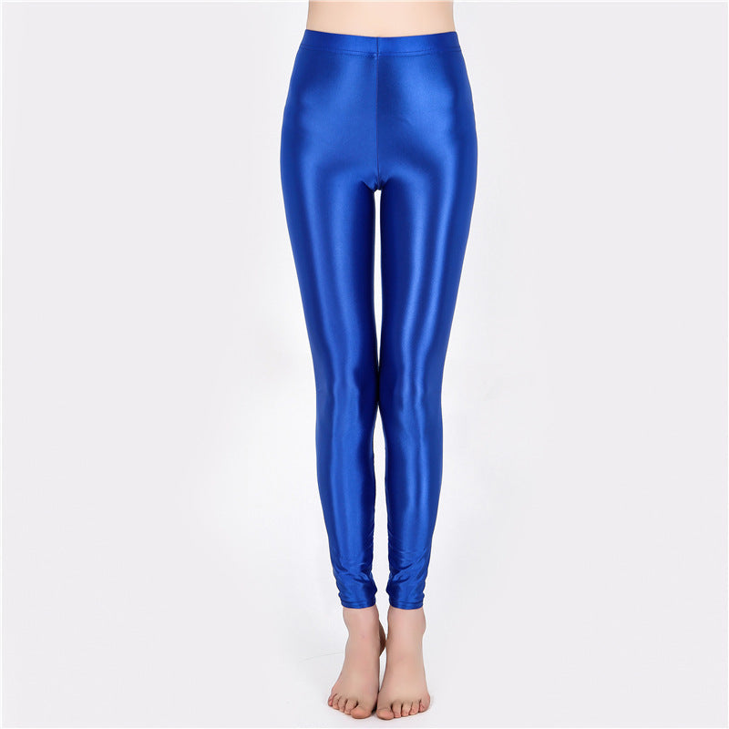 Europe And America Plus Size Ultra-thin Glossy Leggings