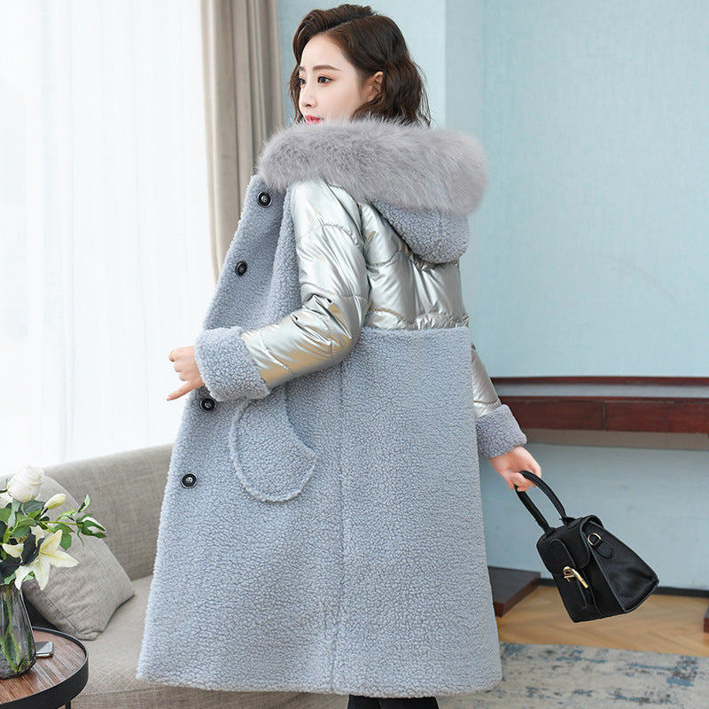 Fashion Particles Chenille Coat Women