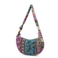 Canvas floral ladies handbag