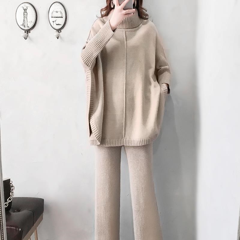 Loose Knitted Suit Women Foreign Style New