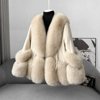 Women's Fur Coat A Young Down Jacket Thickened To Keep Warm