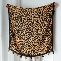 Leopard print scarf