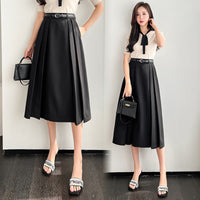 High Waisted A-line Large Swing Skirt