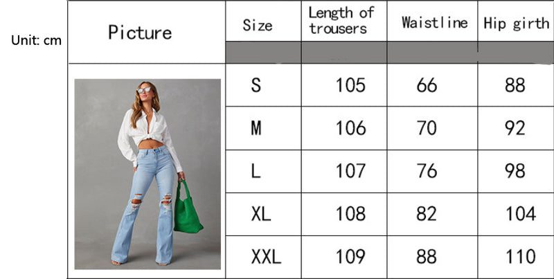 Fashion Temperament Wide-leg Jeans Women