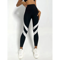 Women's Minimalist And Versatile Patchwork High Waisted Yoga Pants