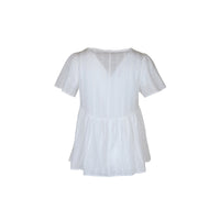 Summer New Women's V-neck Stitching Shirt