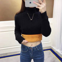 Thick Turtleneck Sweater Female FallWinter Slim