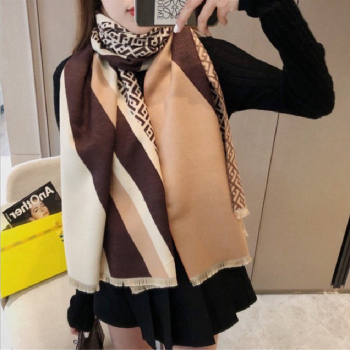 Autumn And Winter New Versatile Shawl Cashmere Scarf