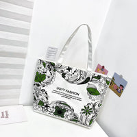 New Cartoon Canvas Printed Women's Shoulder Bag