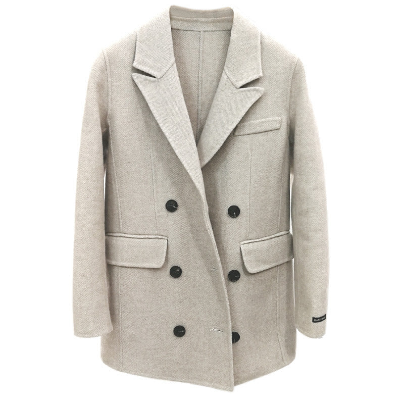 Reversible Cashmere Coat Women's Short