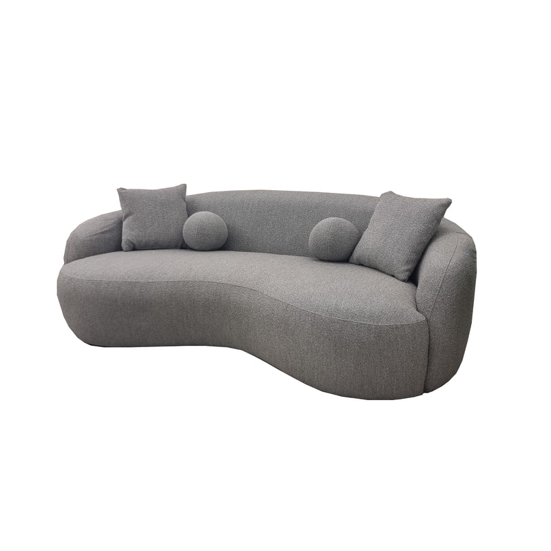 The Wave Boucle Sofa - Grey